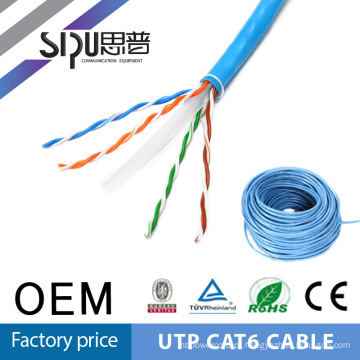 Alta velocidade SIPU RG45 cabo de UTP CAT6 Lan cabo 4 par 23 AWG CE/ROZH aprovado Made In China